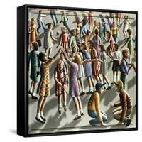 Playground-PJ Crook-Framed Stretched Canvas