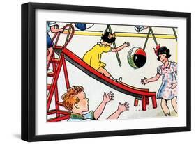 Playground-Julia Letheld Hahn-Framed Art Print