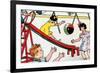 Playground-Julia Letheld Hahn-Framed Premium Giclee Print