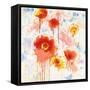 Playin with Poppies-Shirley Novak-Framed Stretched Canvas