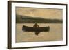 Playing a Fish, 1875, Reworked in the 1890S (Oil on Canvas)-Winslow Homer-Framed Giclee Print