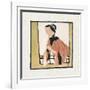 Playing a Flute-Hu Yongkai-Framed Giclee Print