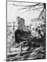 Playing a Piano Amid the Destruction - the Blitz-Robert Hunt-Mounted Photographic Print