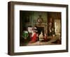 Playing at Doctors-Frederick Daniel Hardy-Framed Giclee Print