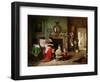 Playing at Doctors-Frederick Daniel Hardy-Framed Giclee Print