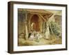 Playing at Schools, 1857-Charles James Lewis-Framed Giclee Print