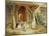 Playing at Schools, 1857-Charles James Lewis-Mounted Giclee Print