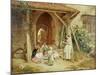 Playing at Schools, 1857-Charles James Lewis-Mounted Giclee Print