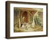 Playing at Schools, 1857-Charles James Lewis-Framed Giclee Print