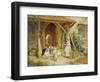 Playing at Schools, 1857-Charles James Lewis-Framed Giclee Print