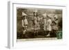 Playing at Soldiers-null-Framed Photographic Print