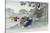 Playing at Warriors from the Series 'Children's Games', 1888-Kobayashi Eitaku-Stretched Canvas