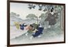 Playing at Warriors from the Series 'Children's Games', 1888-Kobayashi Eitaku-Framed Giclee Print