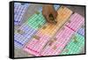 Playing Bingo, Baguio, Benguet Province, Philippines-Keren Su-Framed Stretched Canvas