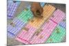 Playing Bingo, Baguio, Benguet Province, Philippines-Keren Su-Mounted Photographic Print