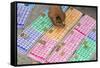 Playing Bingo, Baguio, Benguet Province, Philippines-Keren Su-Framed Stretched Canvas