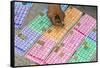 Playing Bingo, Baguio, Benguet Province, Philippines-Keren Su-Framed Stretched Canvas