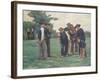 Playing Boules on the Outskirts of Concarneau-Theophile Louis Deyrolle-Framed Giclee Print