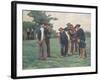 Playing Boules on the Outskirts of Concarneau-Theophile Louis Deyrolle-Framed Giclee Print