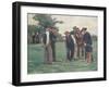 Playing Boules on the Outskirts of Concarneau-Theophile Louis Deyrolle-Framed Giclee Print