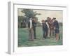 Playing Boules on the Outskirts of Concarneau-Theophile Louis Deyrolle-Framed Giclee Print