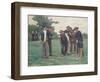 Playing Boules on the Outskirts of Concarneau-Theophile Louis Deyrolle-Framed Giclee Print