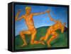 Playing Boys, 1911-Kosjma Ssergej Petroff-Wodkin-Framed Stretched Canvas
