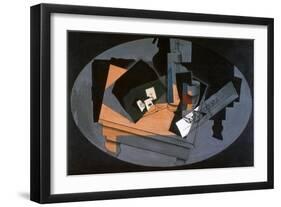 Playing Cards and Siphon, 1916-Juan Gris-Framed Giclee Print