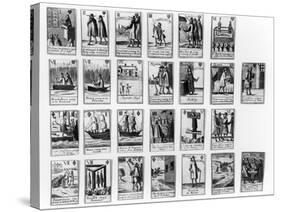 Playing Cards Commemorating the Rye House Plot to Kill King Charles II in 1683-null-Stretched Canvas