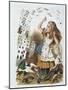 Playing Cards - in “The Nursery “” Alice in Wonderland”” by Lewis Carroll, Illustration by John Ten-John Tenniel-Mounted Giclee Print