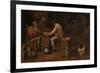 Playing Cards (Oil on Canvas)-Adriaen Brouwer-Framed Giclee Print