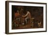 Playing Cards (Oil on Canvas)-Adriaen Brouwer-Framed Giclee Print