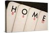 Playing Cards - Spelling 'Home'-Tom Quartermaine-Stretched Canvas