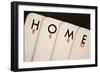 Playing Cards - Spelling 'Home'-Tom Quartermaine-Framed Giclee Print