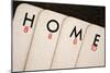 Playing Cards - Spelling 'Home'-Tom Quartermaine-Mounted Giclee Print