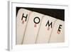 Playing Cards - Spelling 'Home'-Tom Quartermaine-Framed Giclee Print