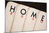Playing Cards - Spelling 'Home'-Tom Quartermaine-Mounted Giclee Print