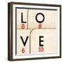 Playing Cards - Spelling 'Love'-Tom Quartermaine-Framed Giclee Print