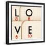 Playing Cards - Spelling 'Love'-Tom Quartermaine-Framed Giclee Print