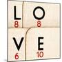 Playing Cards - Spelling 'Love'-Tom Quartermaine-Mounted Giclee Print