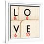 Playing Cards - Spelling 'Love'-Tom Quartermaine-Framed Giclee Print