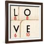 Playing Cards - Spelling 'Love'-Tom Quartermaine-Framed Giclee Print