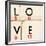 Playing Cards - Spelling 'Love'-Tom Quartermaine-Framed Giclee Print