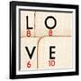 Playing Cards - Spelling 'Love'-Tom Quartermaine-Framed Giclee Print