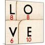Playing Cards - Spelling 'Love'-Tom Quartermaine-Mounted Giclee Print