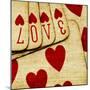 Playing Cards with Love-Tom Quartermaine-Mounted Giclee Print