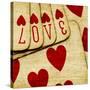 Playing Cards with Love-Tom Quartermaine-Stretched Canvas