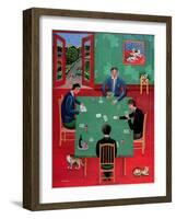 Playing Cards-Jerzy Marek-Framed Giclee Print