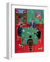 Playing Cards-Jerzy Marek-Framed Giclee Print