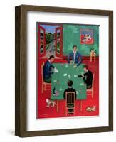 Playing Cards-Jerzy Marek-Framed Giclee Print